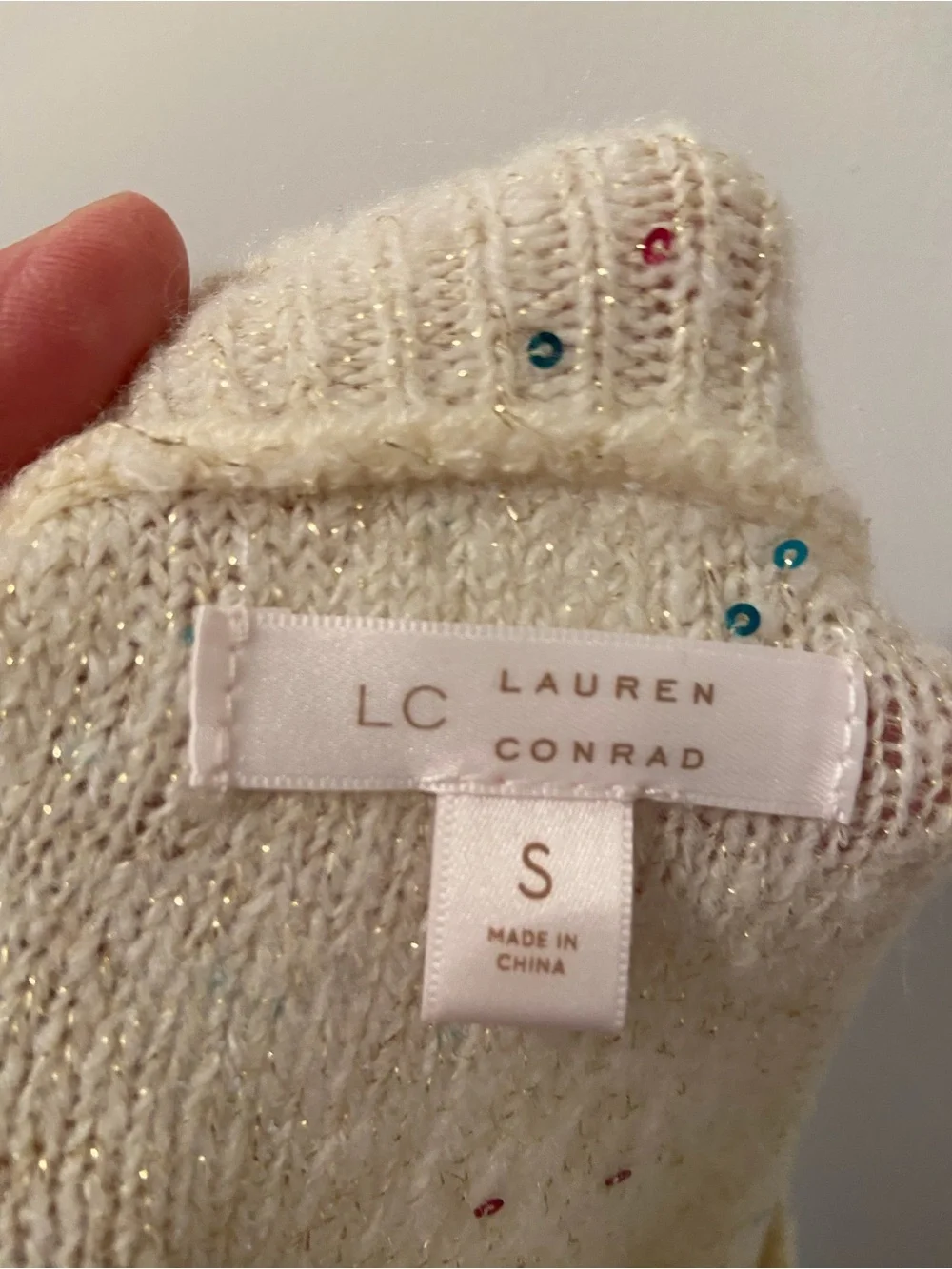 Cozy Cream Speckled Crewneck Sweater